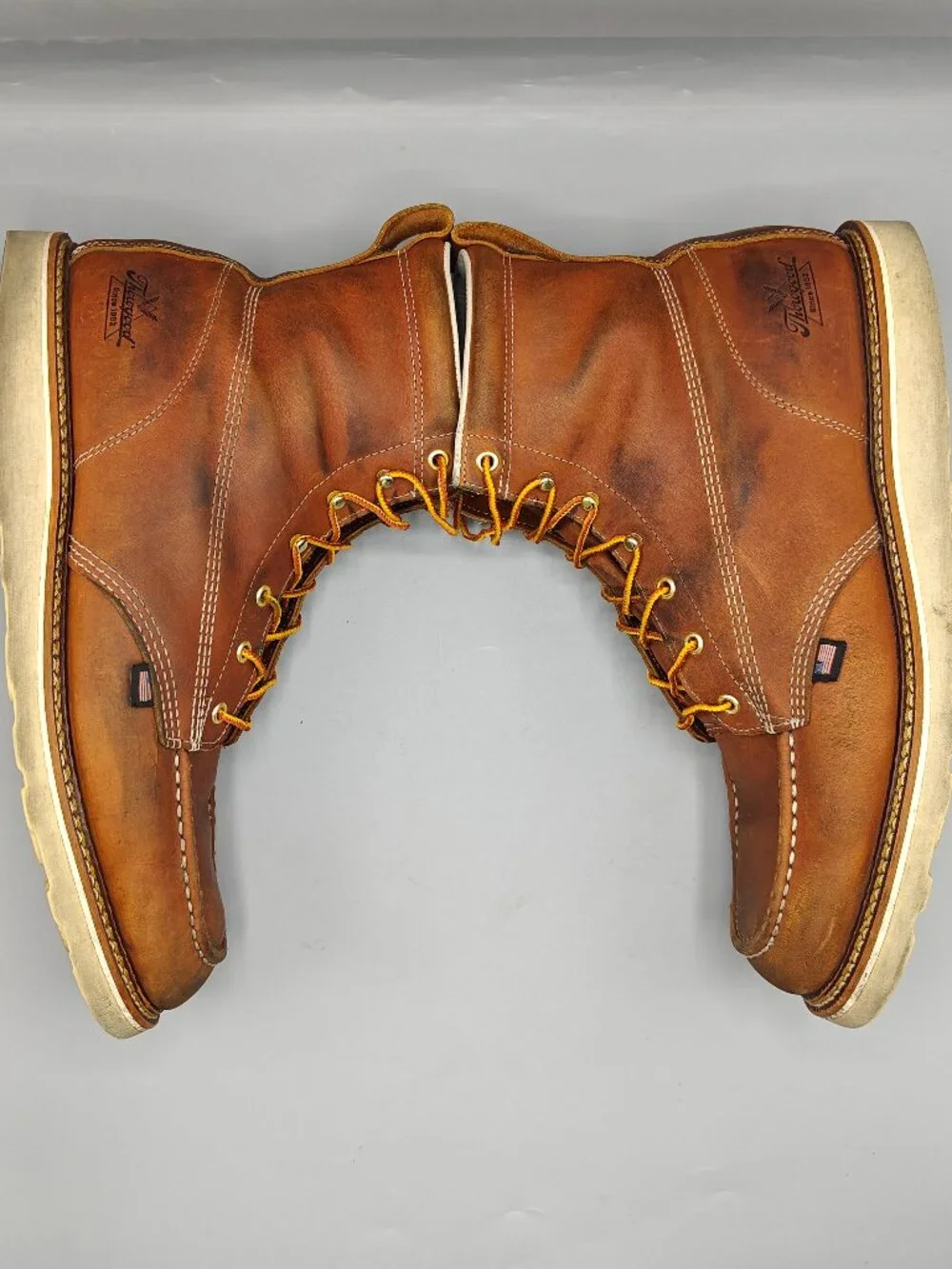 Thorogood American Heritage 6” Moc Toe Men's Work Boots 814-4200 Defect 15 EE